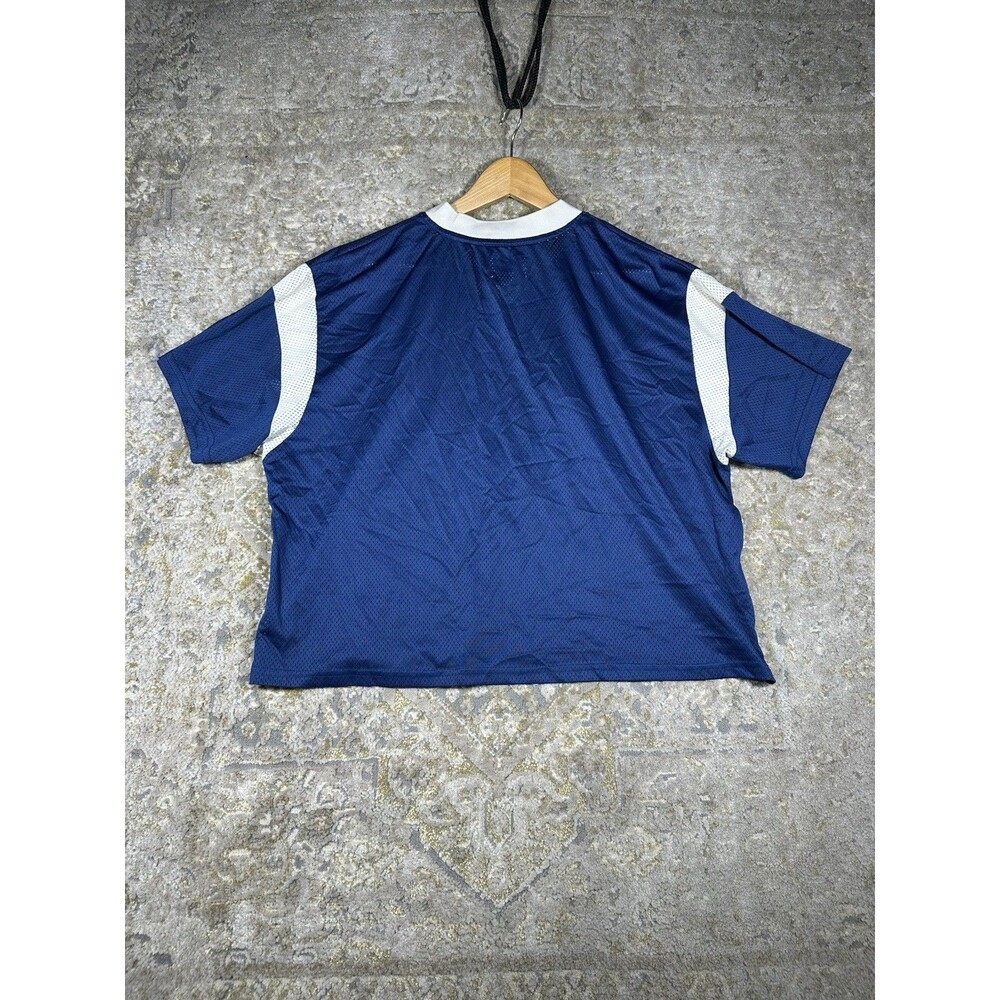 VTG DC Comics Superman #38 Mesh Football Jersey Men’s Size L Boxy Fit - Picture 7 of 7
